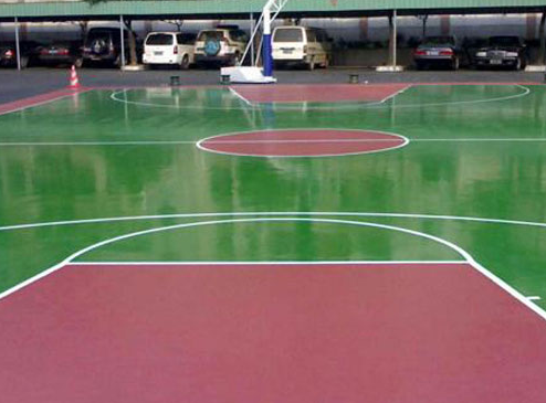 篮球场地面涂装